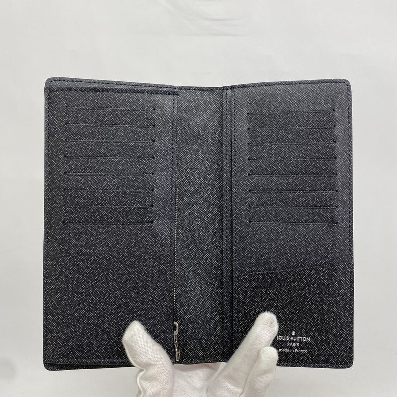 Louis Vuitton Long Wallet Monogram Record Portefeuille Brother NM M81807 Black