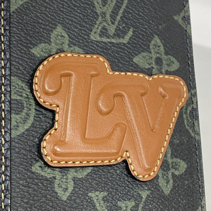 Louis Vuitton Long Wallet Monogram Record Portefeuille Brother NM M81807 Black