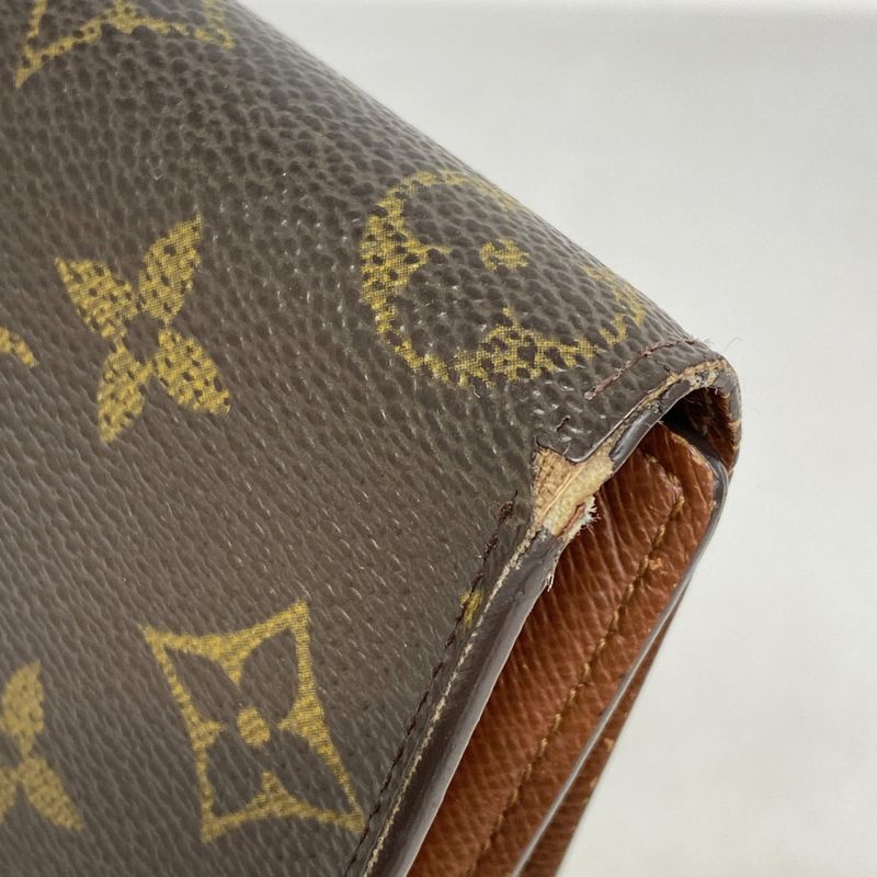 Louis Vuitton Trifold Long Wallet Monogram Porte Tresor International M61215