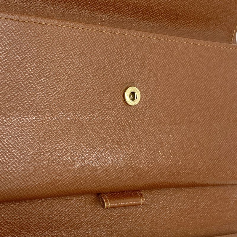 Louis Vuitton Trifold Long Wallet Monogram Porte Tresor International M61215