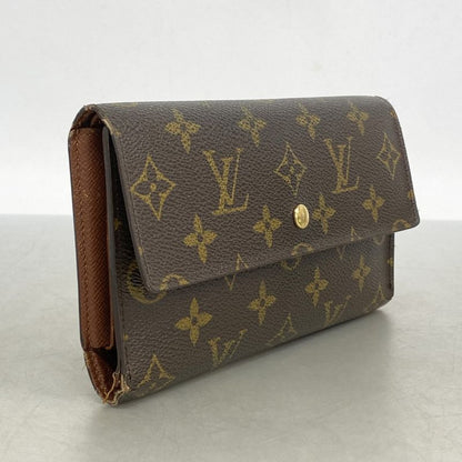 Louis Vuitton Trifold Long Wallet Monogram Porte Tresor International M61215