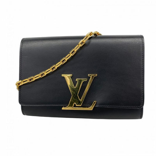 Louis Vuitton Shoulder Bag Pochette Louise MM M41279 Noir Black Women's