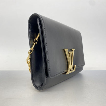 Louis Vuitton Shoulder Bag Pochette Louise MM M41279 Noir Black Women's