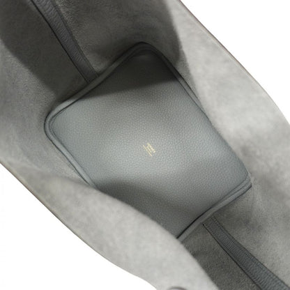 Hermes Handbag Picotin Lock MM Taurillon Clemence Blue Run Gold Hardware K