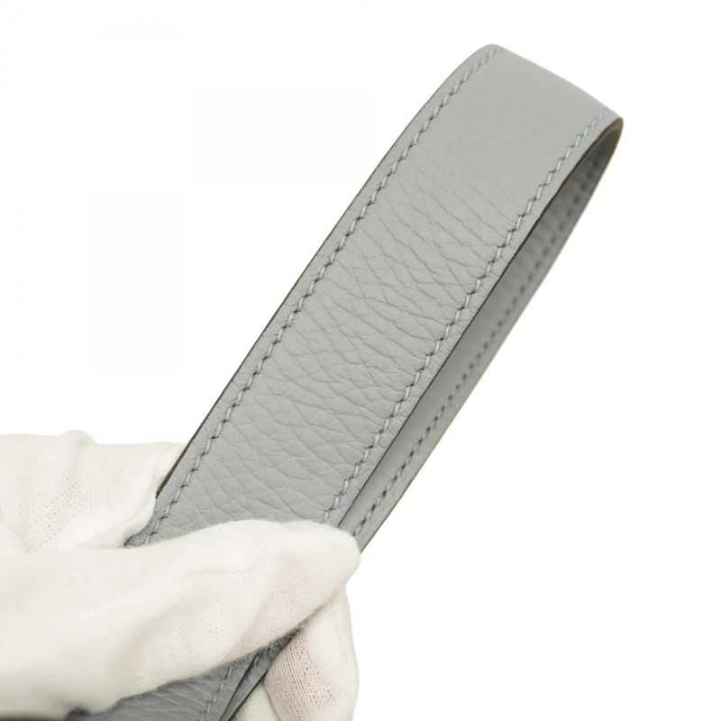 Hermes Handbag Picotin Lock MM Taurillon Clemence Blue Run Gold Hardware K