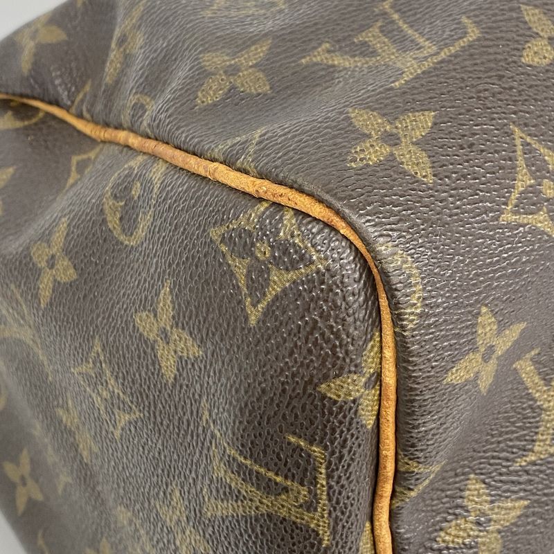 Louis Vuitton Handbag Monogram Speedy 30 M41108 Brown Ladies