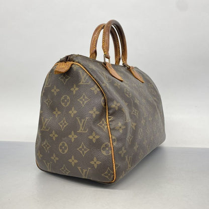 Louis Vuitton Handbag Monogram Speedy 30 M41108 Brown Ladies