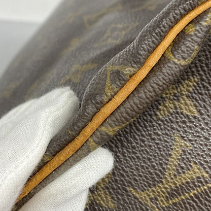 Louis Vuitton Handbag Monogram Speedy 30 M41108 Brown Ladies