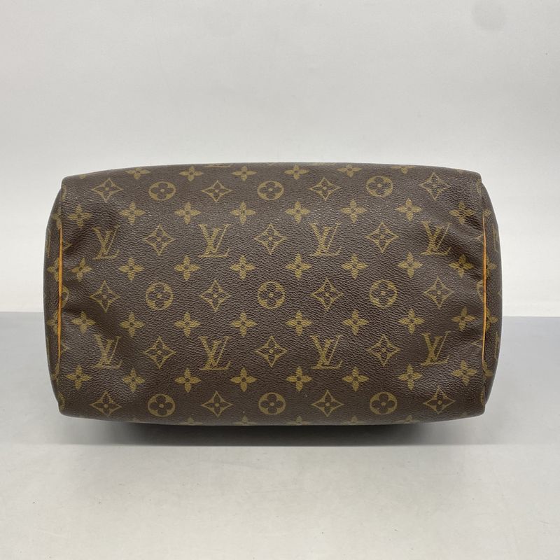 Louis Vuitton Handbag Monogram Speedy 30 M41108 Brown Ladies