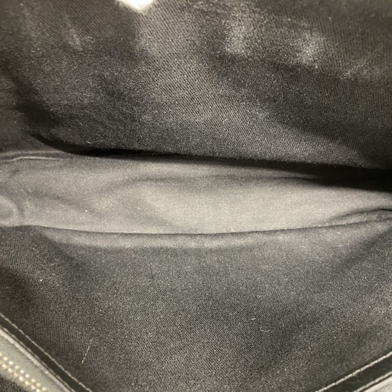 Celine Handbag C Macadam Boogie Bag Suede Black Silver Hardware Women's