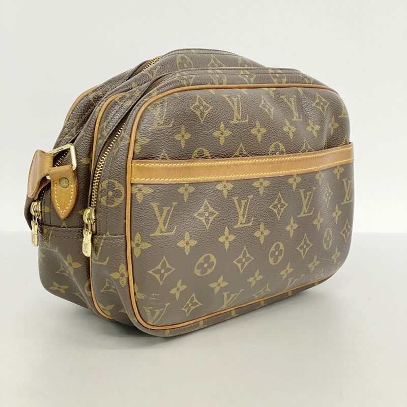 Louis Vuitton Shoulder Bag Monogram Reporter PM M45254 Brown Ladies