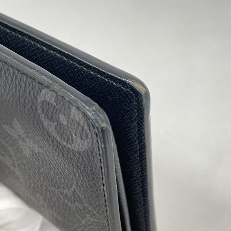 Louis Vuitton Long Wallet Monogram Eclipse Portefeuille Brother M61697 Black