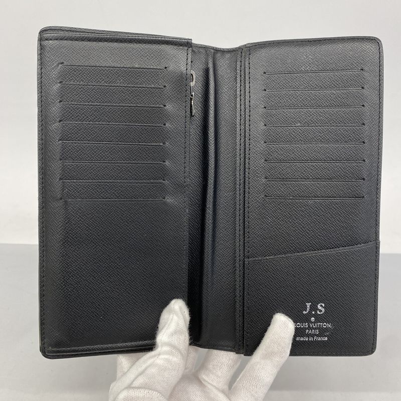 Louis Vuitton Long Wallet Monogram Eclipse Portefeuille Brother M61697 Black