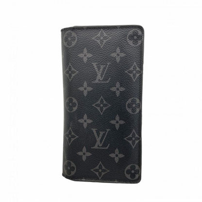 Louis Vuitton Long Wallet Monogram Eclipse Portefeuille Brother M61697 Black