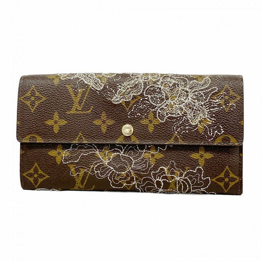 Louis Vuitton Long Wallet Monogram Dantelle Portefeuille Sarah M95389 Brown