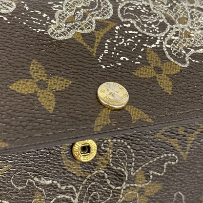 Louis Vuitton Long Wallet Monogram Dantelle Portefeuille Sarah M95389 Brown