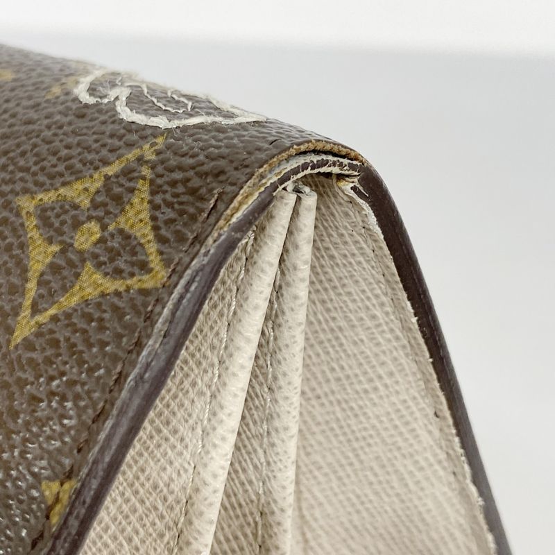 Louis Vuitton Long Wallet Monogram Dantelle Portefeuille Sarah M95389 Brown
