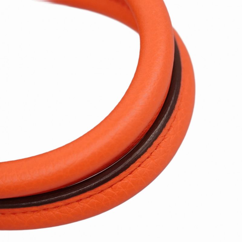 Hermes Handbag Birkin 25 Togo Capucines Silver Hardware A Engraved Ladies