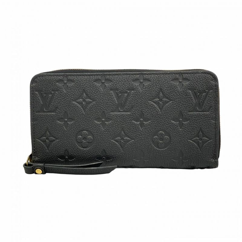 Louis Vuitton Long Wallet Monogram ・empreinte Zippy Wallet M61864 Noir Black