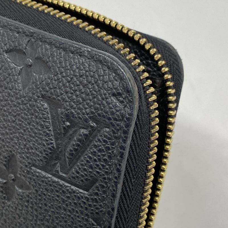 Louis Vuitton Long Wallet Monogram ・empreinte Zippy Wallet M61864 Noir Black