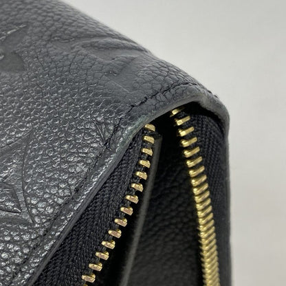 Louis Vuitton Long Wallet Monogram ・empreinte Zippy Wallet M61864 Noir Black