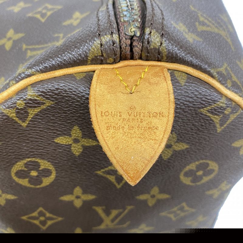 Louis Vuitton Boston Bag Monogram Keepall 55 M41424 Brown Men Women Unisex