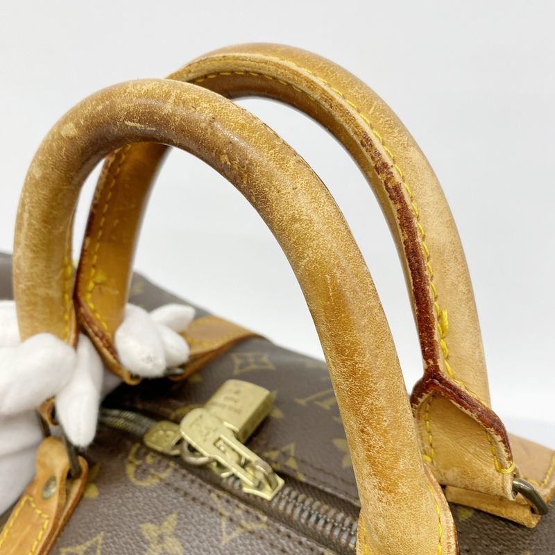 Louis Vuitton Boston Bag Monogram Keepall 55 M41424 Brown Men Women Unisex