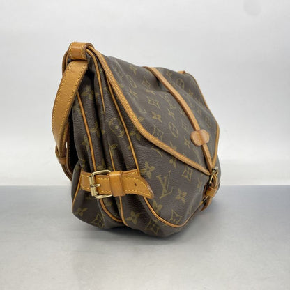Louis Vuitton Shoulder Bag Monogram Saumur 30 M42256 Brown Ladies