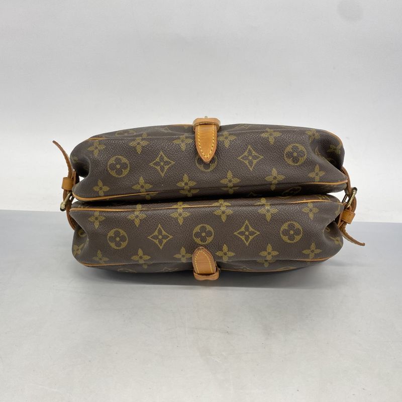 Louis Vuitton Shoulder Bag Monogram Saumur 30 M42256 Brown Ladies