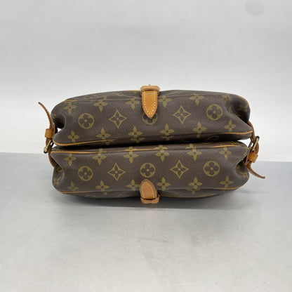 Louis Vuitton Shoulder Bag Monogram Saumur 30 M42256 Brown Ladies