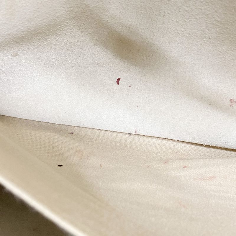 Hermes Shoulder Bag Vespa PM Evercolor White Gold Hardware 〇X Engraved Ladies