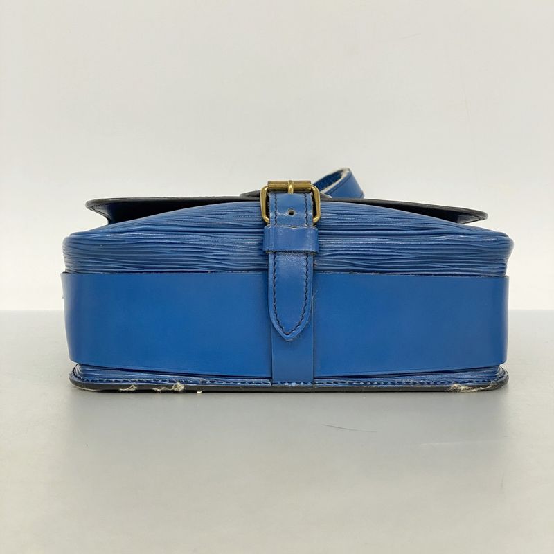 Louis Vuitton Shoulder Bag Epi Cartesiere M52245 Toledo Blue Ladies
