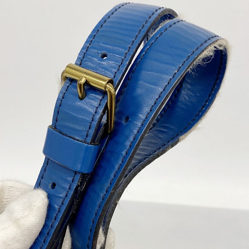 Louis Vuitton Shoulder Bag Epi Cartesiere M52245 Toledo Blue Ladies