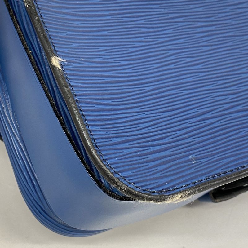 Louis Vuitton Shoulder Bag Epi Cartesiere M52245 Toledo Blue Ladies