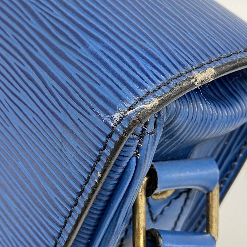 Louis Vuitton Shoulder Bag Epi Cartesiere M52245 Toledo Blue Ladies