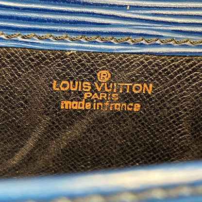 Louis Vuitton Shoulder Bag Epi Cartesiere M52245 Toledo Blue Ladies