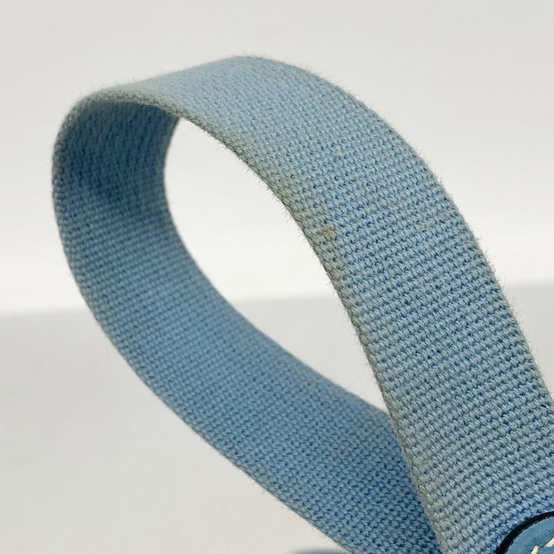 Hermes Shoulder Bag Vespa PM Evercolor Blue Jean Gold Hardware □C Engraved