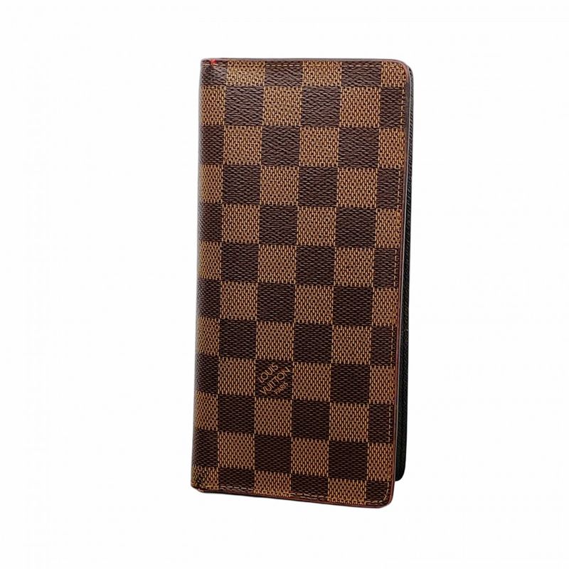 Louis Vuitton Long Wallet Damier Portefeuille Brother N60017 Ebene Men's
