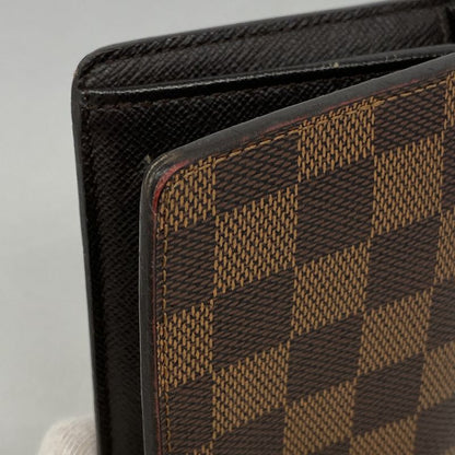 Louis Vuitton Long Wallet Damier Portefeuille Brother N60017 Ebene Men's