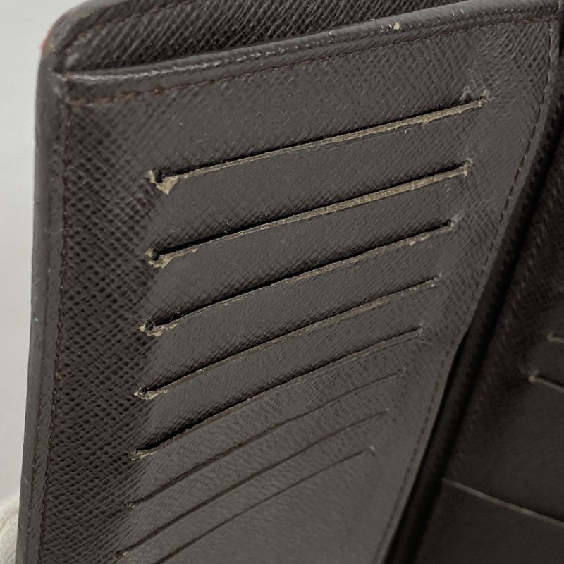 Louis Vuitton Long Wallet Damier Portefeuille Brother N60017 Ebene Men's