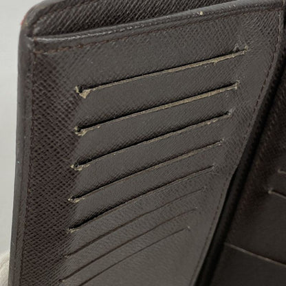 Louis Vuitton Long Wallet Damier Portefeuille Brother N60017 Ebene Men's