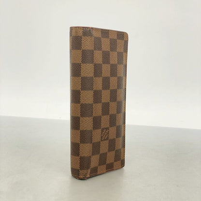 Louis Vuitton Long Wallet Damier Portefeuille Brother N60017 Ebene Men's