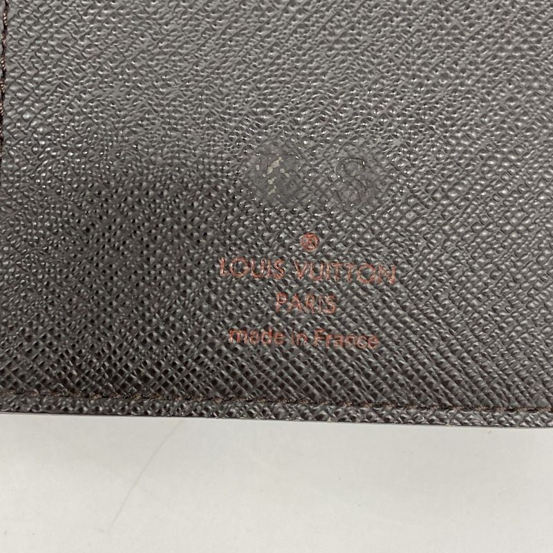 Louis Vuitton Long Wallet Damier Portefeuille Brother N60017 Ebene Men's