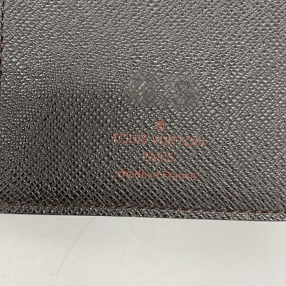 Louis Vuitton Long Wallet Damier Portefeuille Brother N60017 Ebene Men's