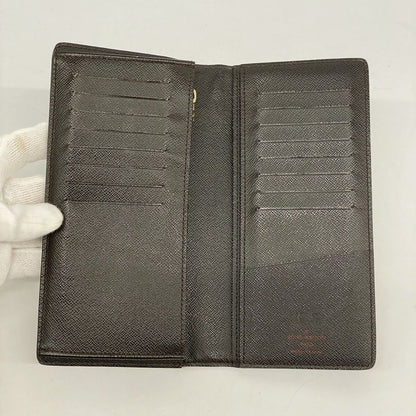 Louis Vuitton Long Wallet Damier Portefeuille Brother N60017 Ebene Men's