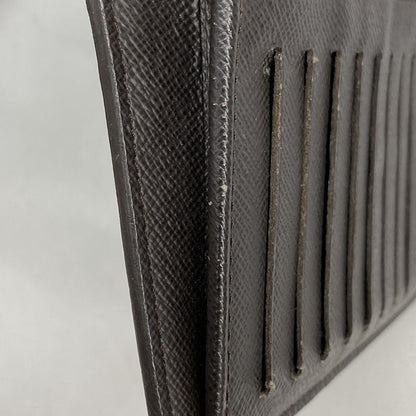 Louis Vuitton Long Wallet Damier Portefeuille Brother N60017 Ebene Men's