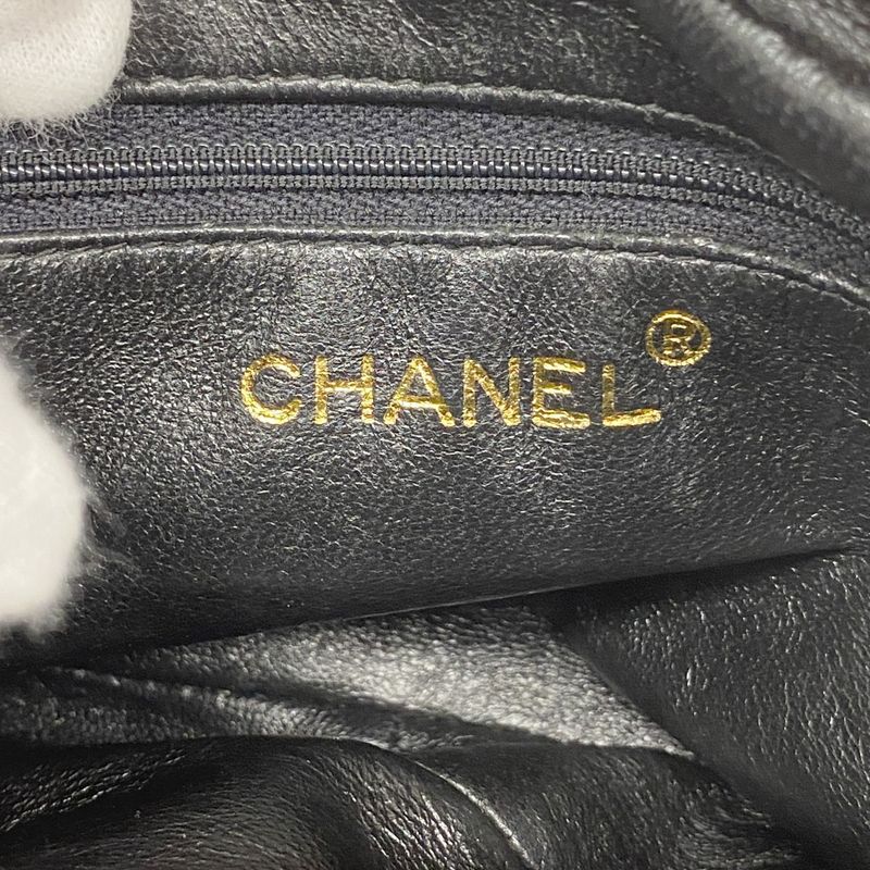 Chanel Shoulder Bag Matelasse Lambskin Red Gold Hardware Women's