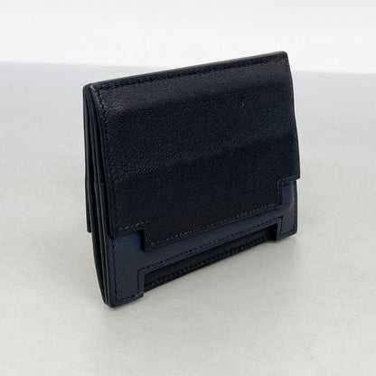 Hermes Card Case Multipuri Swift Black A Engraved Men Women Unisex