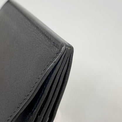 Hermes Card Case Multipuri Swift Black A Engraved Men Women Unisex