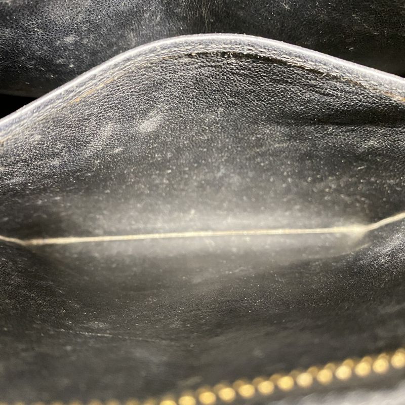 Chanel Tote Bag Reproduction Tote Caviar Skin Black Gold Hardware Women's